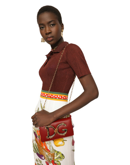 CALFSKIN DG GIRLS PHONE BAG