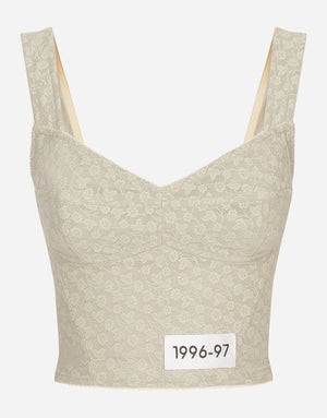 KIM DOLCE&GABBANA FLORAL JACQUARD CORSET