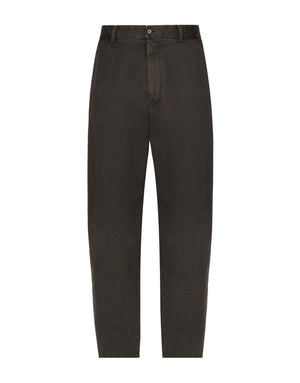 GARMENT-DYED COTTON PANTS