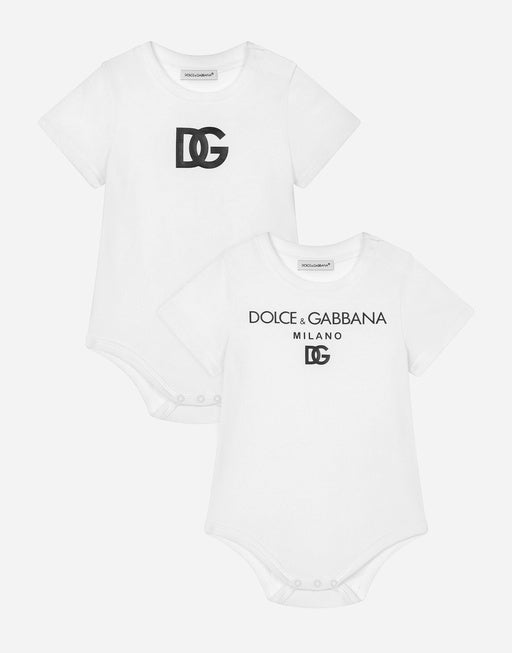 2-BABYGROW GIFT SET IN LOGO-PRINT JERSEY