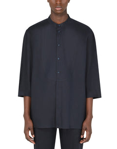 LINEN SHIRT WITH 3/4 SLEEVES