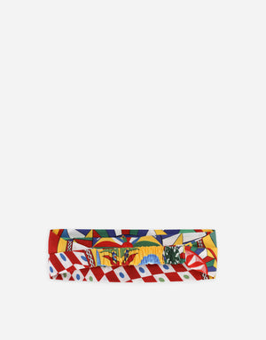 CARRETTO-PRINT POPLIN BANDANNA