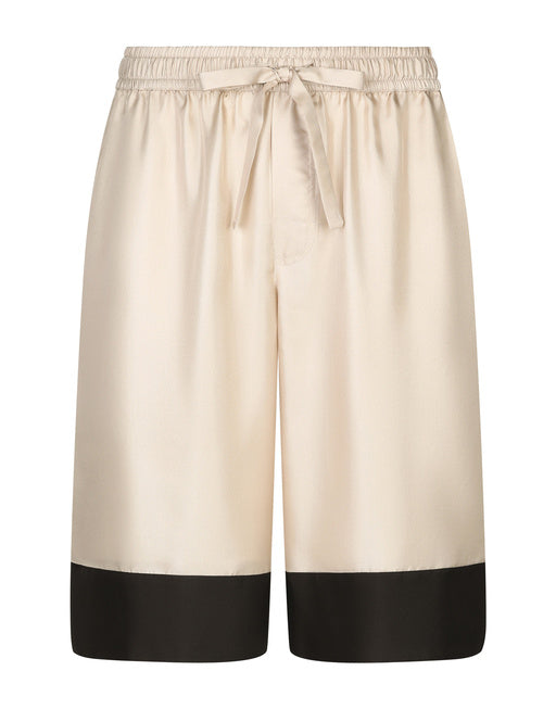 LONG SILK SHORTS