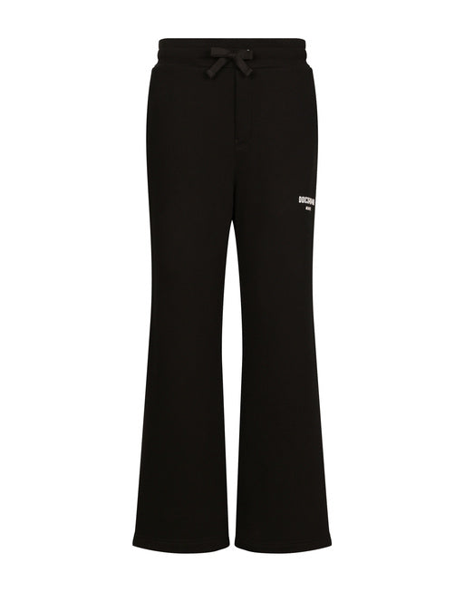 JERSEY JOGGING PANTS WITH DGVIB3 PRINT AND LOGO