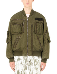 NYLON JACKET WITH MULTIPLE ZIPPERS