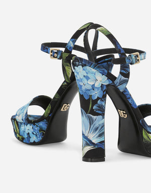 CHARMEUSE PLATFORM SANDALS