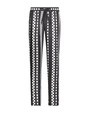 PRINTED SILK PAJAMA PANTS