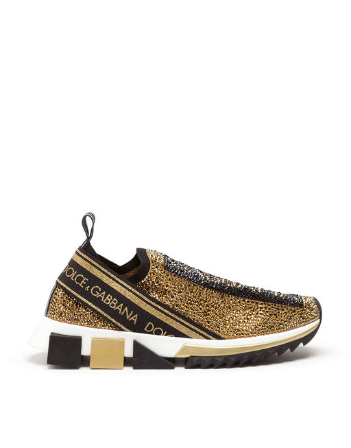SORRENTO SNEAKERS WITH FUSIBLE CRYSTALS
