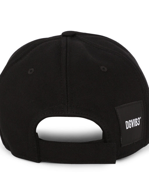 COTTON DRILL BASEBALL CAP WITH DGVIB3 EMBROIDERY