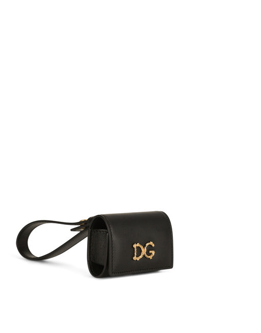 CALFSKIN AIRPODS PRO CASE WITH BAROQUE DG LOGO