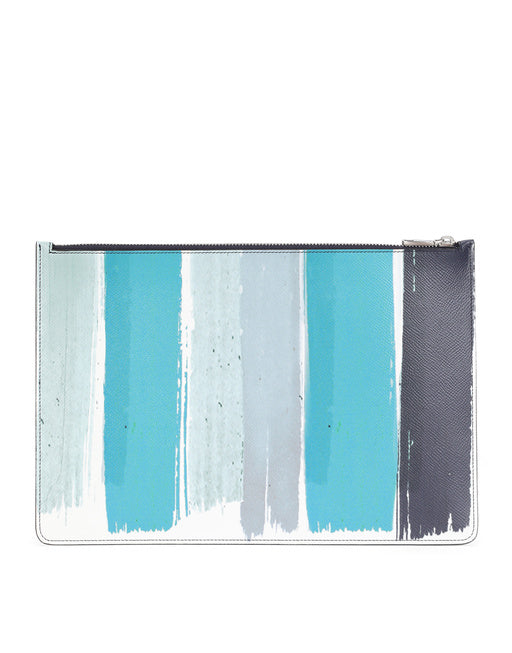 DAUPHINE CALFSKIN TOILETRY BAG WITH LOGO PRINT