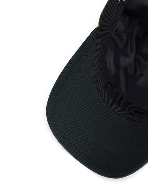 COTTON PATCHWORK BASEBALL CAP WITH EMBROIDERY