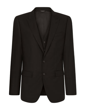 WOOL AND SILK MARTINI-FIT SUIT