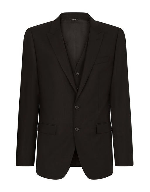 WOOL AND SILK MARTINI-FIT SUIT
