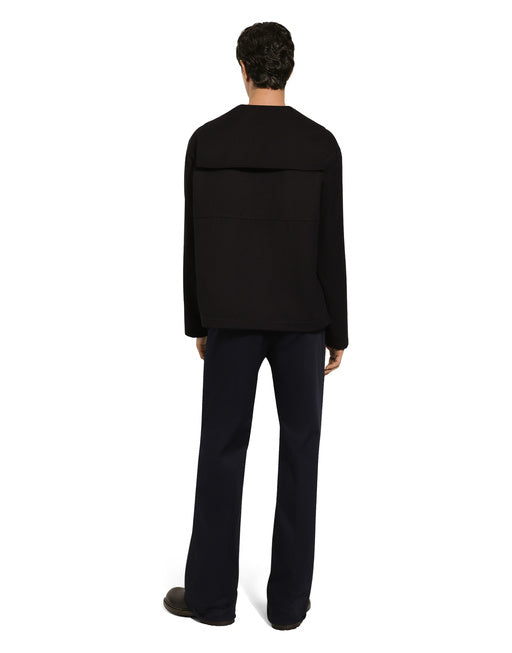 SAILOR-STYLE CAPE BLOUSE WITH TAG