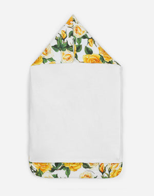 JERSEY SLEEP SACK WITH YELLOW ROSE PRINT