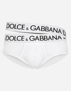 TWO-WAY-STRETCH JERSEY BRANDO BRIEFS WITH DOUBLE WAISTBAND