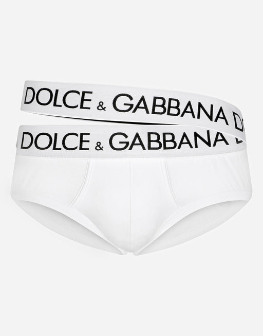 TWO-WAY-STRETCH JERSEY BRANDO BRIEFS WITH DOUBLE WAISTBAND