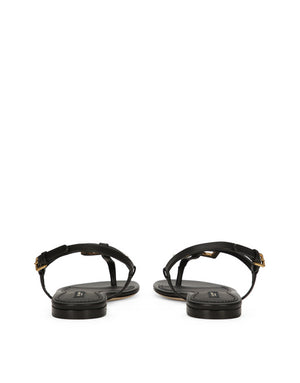WOMEN'S BROWN LEATHER SANDALS