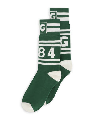 STRETCH COTTON SOCKS WITH JACQUARD DG LOGO