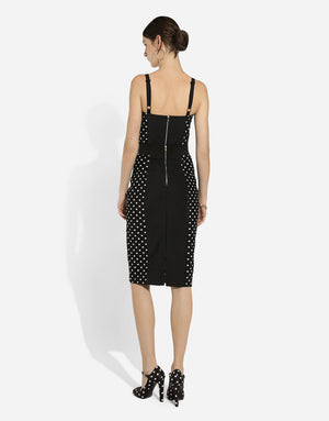 POLKA-DOT MARQUISETTE CORSET TOP