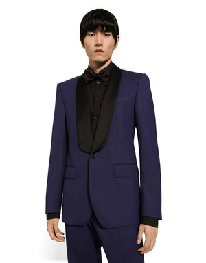 SINGLE-BREASTED JACKET WITH SHAWL COLLAR