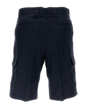 BERMUDA CARGO SHORTS IN LINEN