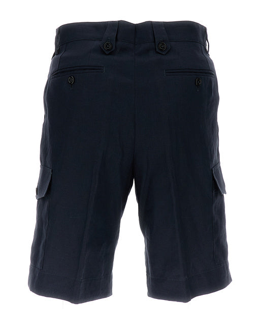 BERMUDA CARGO SHORTS IN LINEN