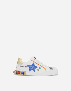 GRAFFITI-PRINT PORTOFINO LIGHT SNEAKERS