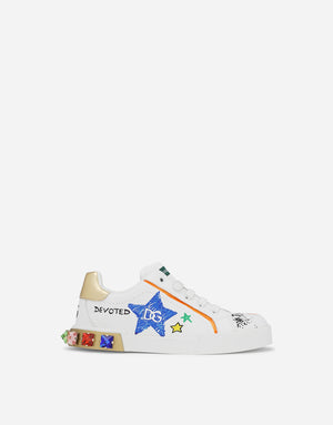 GRAFFITI-PRINT PORTOFINO LIGHT SNEAKERS