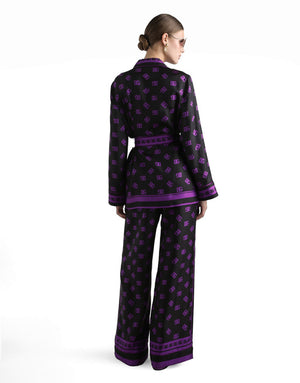 DG ALL-OVER PRINT SILK TWILL VANITY SHIRT