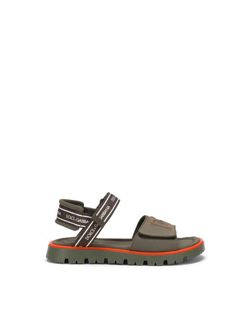 TECHNICAL FABRIC SANDALS WITH DG LOGO