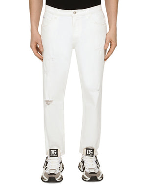 STRETCH DENIM LOOSE JEANS