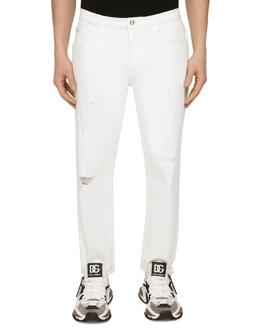 STRETCH DENIM LOOSE JEANS