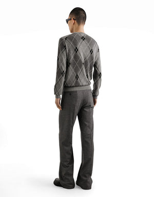 WOOL AND SILK PULLOVER