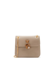 MEDIUM JUNGLE BAG IN CALFSKIN WITH BEJEWELED CLOSURE