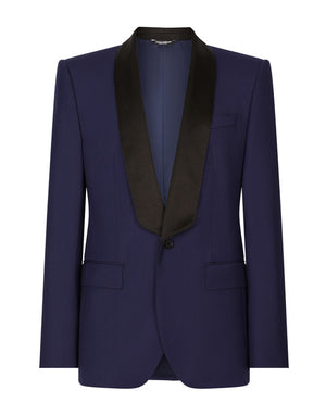 SINGLE-BREASTED JACKET WITH SHAWL COLLAR