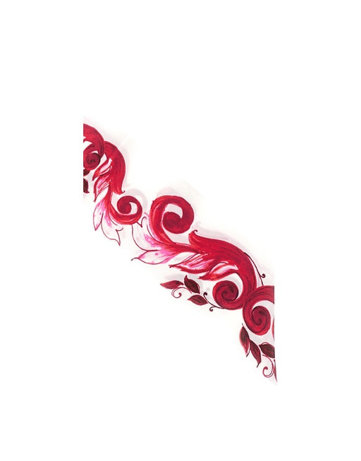 MAJOLICA-PRINT TWILL HEADSCARF (6 X 100)