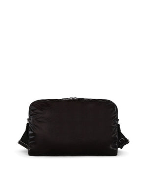 NERO SICILIA DNA NYLON MESSENGER BAG WITH BRANDED TAG