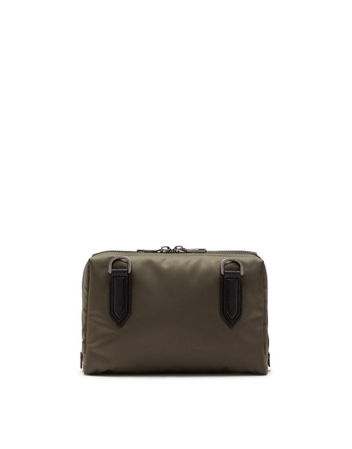 SOFT DNA CROSSBODY BAG IN NYLON WITH BRANDED METAL TAG