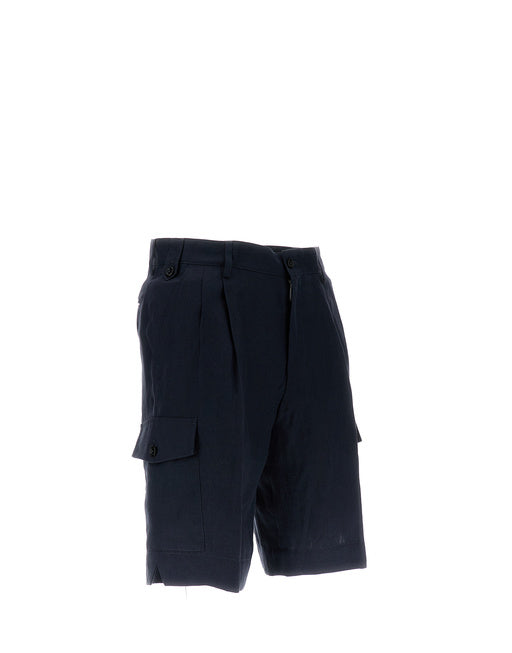 BERMUDA CARGO SHORTS IN LINEN