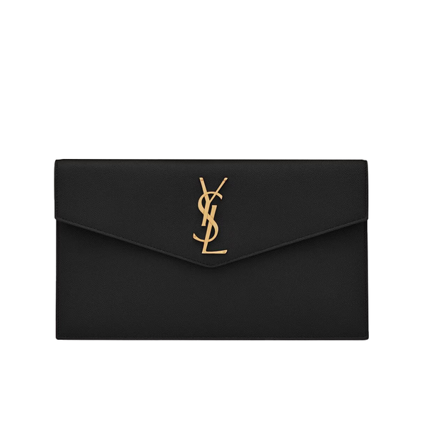 Pochette Uptown Grain de Poudre Embossed Leather