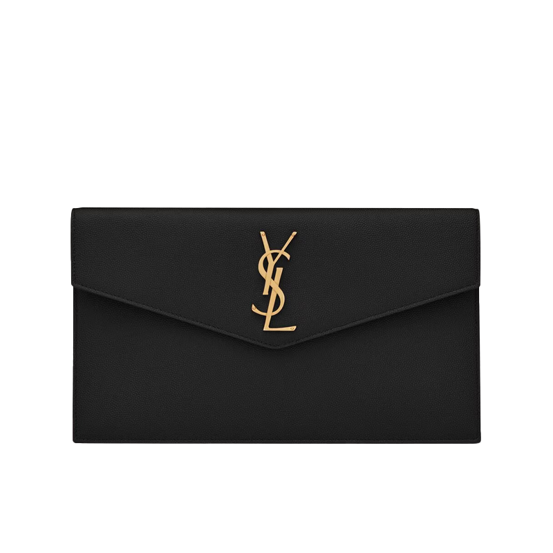 Pochette Uptown Grain de Poudre Embossed Leather