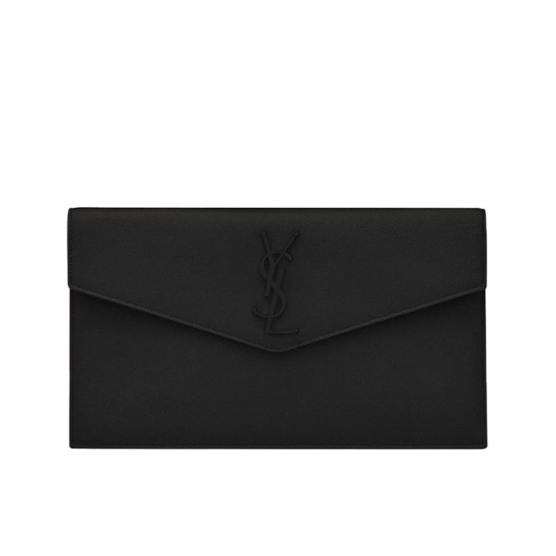 Pochette Uptown Grain de Poudre Embossed Leather