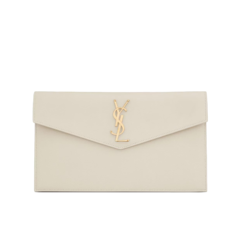Pochette Uptown Grain de Poudre Embossed Leather