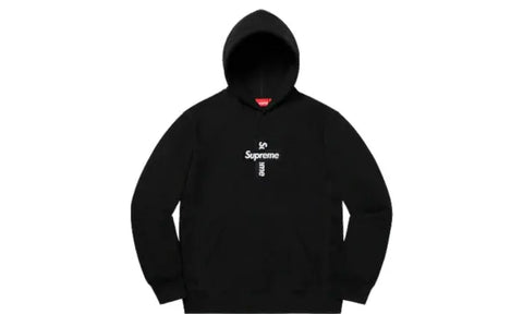 Cross box logo hoodie