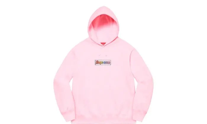 Supreme bling box logo hoodie