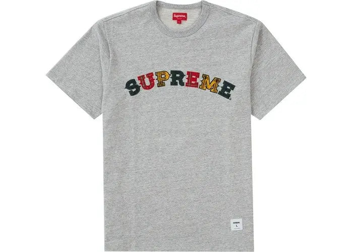 Plaid appliqu top Supreme