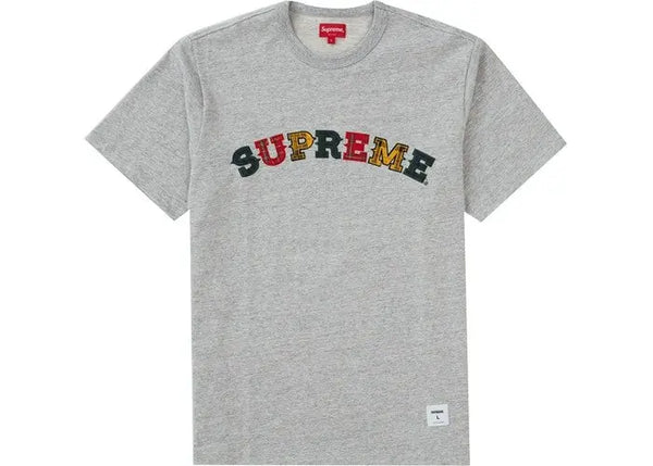 Plaid appliqu top Supreme