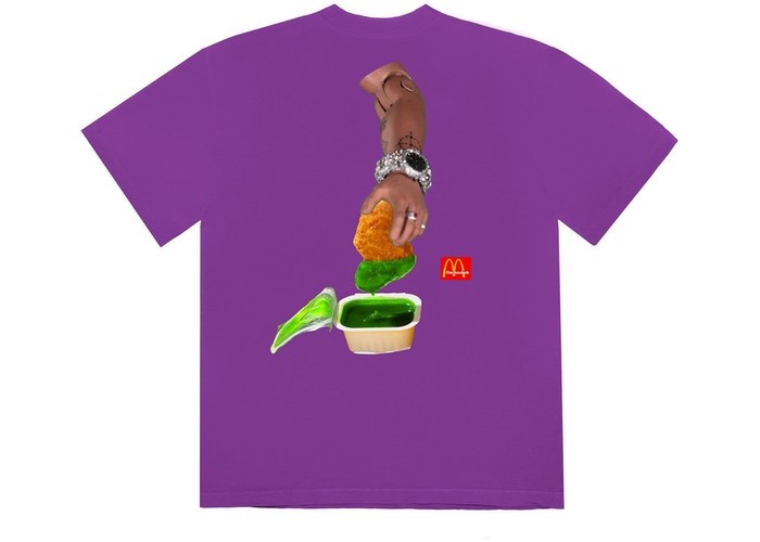 Travis Scott x McDonald's sauce purple